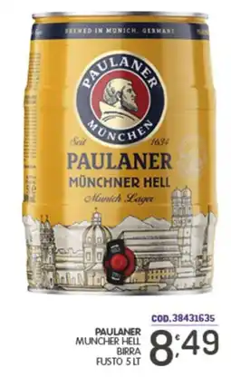 Eurocash Paulaner Muncher Hell Birra offerta