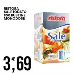Vantaggio Cash&Carry Sale iodato Ristora offerta