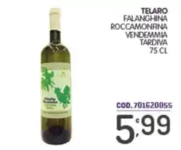 Eurocash Telaro Falanghina Roccamonfina Vendemmia Tardiva offerta