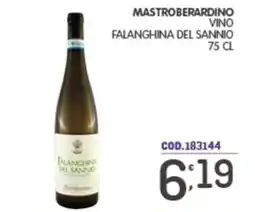 Eurocash Mastroberardino Falanghina del Sannio offerta