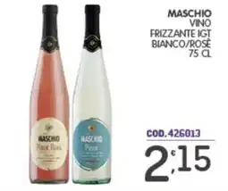 Eurocash Maschio Vino Frizzante IGT Bianco/Rosé offerta