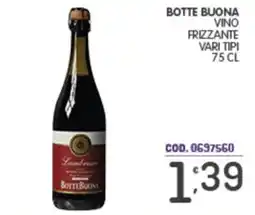 Eurocash Vino frizzante Botte Buona offerta