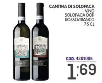 Eurocash Cantina di Solopaca Vino Solopaca Dop Rosso/Bianco offerta