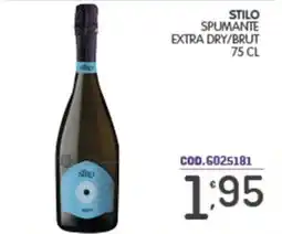 Eurocash Stilo spumante extra dry/brut offerta