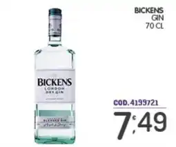 Eurocash Bickens London Dry Gin offerta