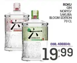 Eurocash Roku Gin Noryo/Sakura Bloom Edition offerta