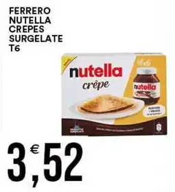 Vantaggio Cash&Carry Nutella crêpe offerta