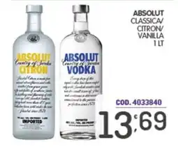 Eurocash Absolut Citron offerta