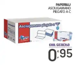 Eurocash Asciugamano piegato a C Paperblu offerta