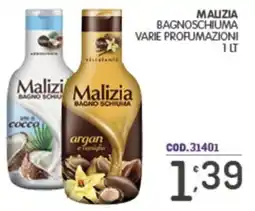 Eurocash Malizia bagno schiuma offerta