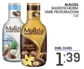 Eurocash Malizia bagno schiuma offerta