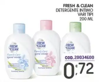 Eurocash Fresh & Clean Detergente Intimo offerta