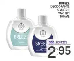 Eurocash Breeze deodorante squeeze offerta