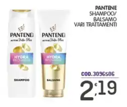 Eurocash Pantene shampoo/balsamo vari trattamenti offerta