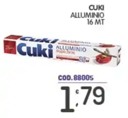 Eurocash Cuki alluminio offerta