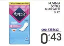 Eurocash Nuvenia sottile anatomico offerta
