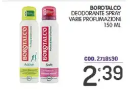 Eurocash Borotalco deodorante spray offerta