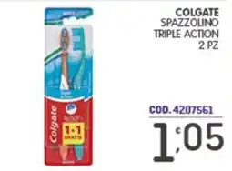 Eurocash Colgate spazzolino triple action offerta
