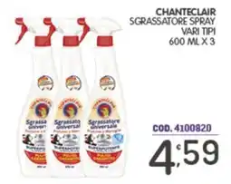 Eurocash Chanteclair scgrassatore spray offerta