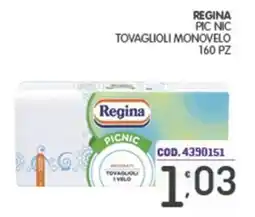 Eurocash Regina tovaglioli monovel offerta