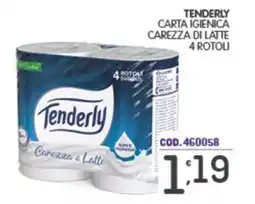 Eurocash Tenderly carta igienica carezza di latte offerta