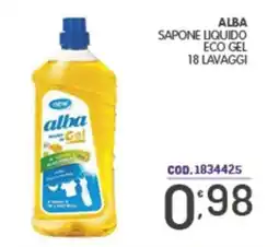 Eurocash Alba sapone liquido eco gel offerta