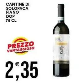 Vantaggio Cash&Carry Cantine di Solopaca Fiano DOP offerta