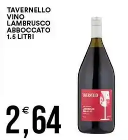 Vantaggio Cash&Carry Tavernello vino lambrusco abboccato offerta