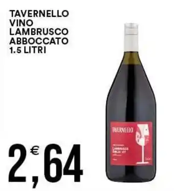 Vantaggio Cash&Carry Tavernello vino lambrusco abboccato offerta