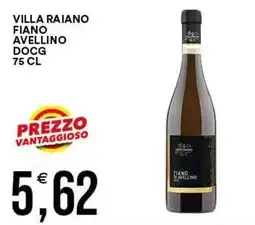 Vantaggio Cash&Carry Villa Raiano Fiano di Avellino DOCG offerta