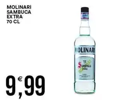 Vantaggio Cash&Carry Molinari Sambuca Extra offerta