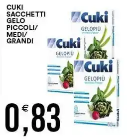 Vantaggio Cash&Carry Cuki sacchetti gelo offerta