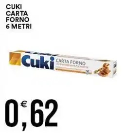 Vantaggio Cash&Carry Cuki carta forno offerta