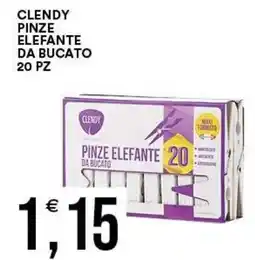 Vantaggio Cash&Carry Clendy pinze elefante da bucato offerta