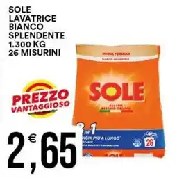 Vantaggio Cash&Carry Sole lavatrice bianco splendente offerta