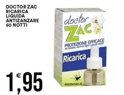 Vantaggio Cash&Carry Doctor Zac ricarica liquida antizanzare offerta