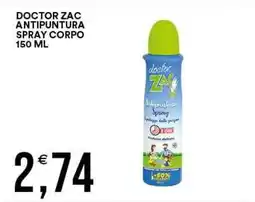 Vantaggio Cash&Carry Doctor Zac antipuntura spray corpo offerta