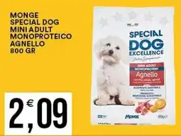 Vantaggio Cash&Carry Monge special dog mini adult monoproteico agnello offerta