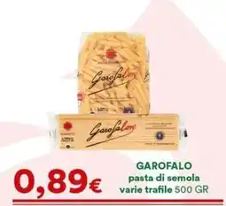 Supermercati Pasquale Prisco Garofalo pasta di semola offerta