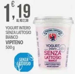 Iper Nonna Isa Yogurt intero senza lattosio bianco Vipiteno offerta