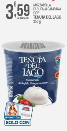 Iper Nonna Isa Mozzarella di Bufala Campana DOP Tenuta del Lago offerta