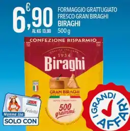 Iper Nonna Isa Formaggio grattugiato fresco Gran Biraghi Biraghi offerta