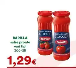 Supermercati Pasquale Prisco Barilla salse pronte offerta