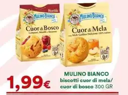 Supermercati Pasquale Prisco Mulino Bianco biscotti cuor di mela/cuor di bosco offerta