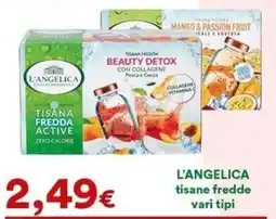 Supermercati Pasquale Prisco L'Angelica tisane fredde offerta