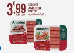Iper Nonna Isa Salsicce Amadori offerta