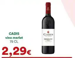 Supermercati Pasquale Prisco Cadis vino merlot offerta