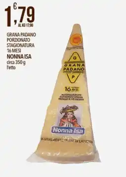 Iper Nonna Isa Grana Padano porzionato Nonna Isa offerta