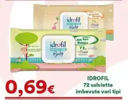 Supermercati Pasquale Prisco Idrofil salviettine baby offerta