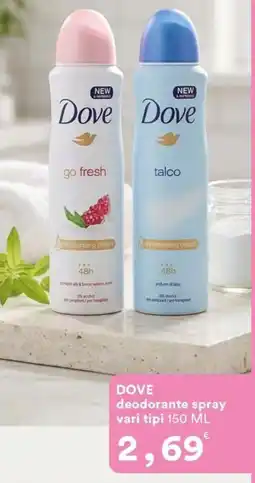 Supermercati Pasquale Prisco Dove deodorante spray offerta